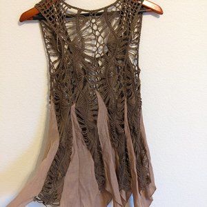 Elf Nature Girl Crochet Costume Top